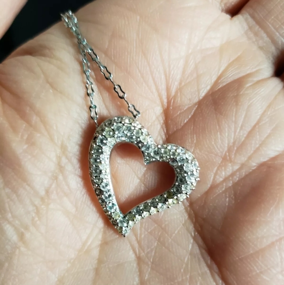 Swarovski Open Heart Necklace